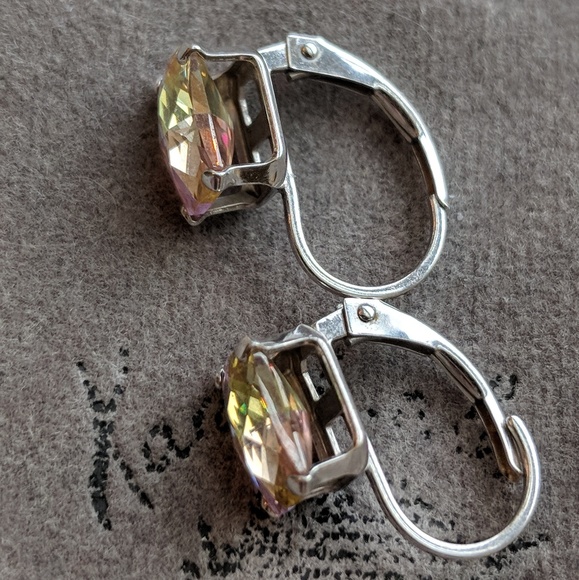 ✳️RARE✳️Genuine Watermelon Tourmaline Earrings - Picture 5 of 8